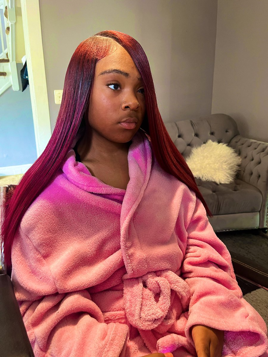 Quick weave on lor sis 😍😍😍😍🍒