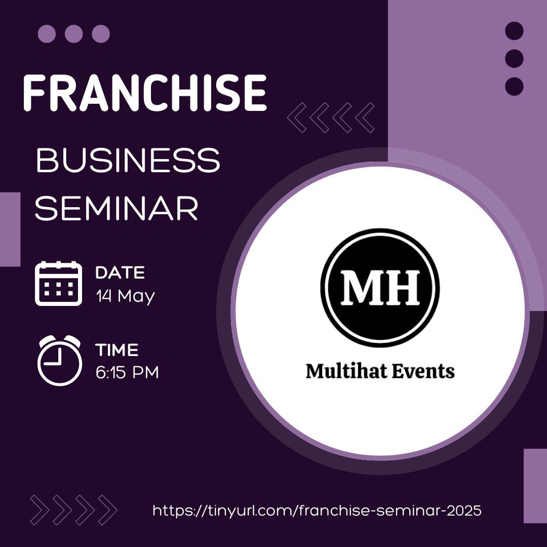 Come and learn everything about the Franchise Business in Surrey on May 14. 

This is going to be an informative session &amp; a networking event for the Vancouver Indian Diaspora members hosted by Multi Hat Events. No business background needed. Read more ativancouver.ca/event/franchis…