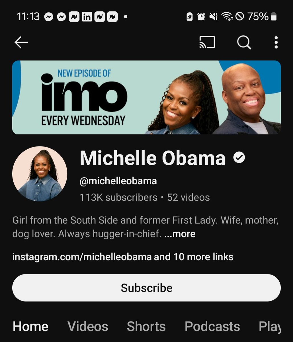 fowler_jb's tweet image. Interesting that @MichelleObama (being who she is and the popularity that should come with that) can only scrape up 113k subs for her @YouTube channel. Another indicator that the people no longer believe in her or @BarackObama #OhWell #ADOSEffect