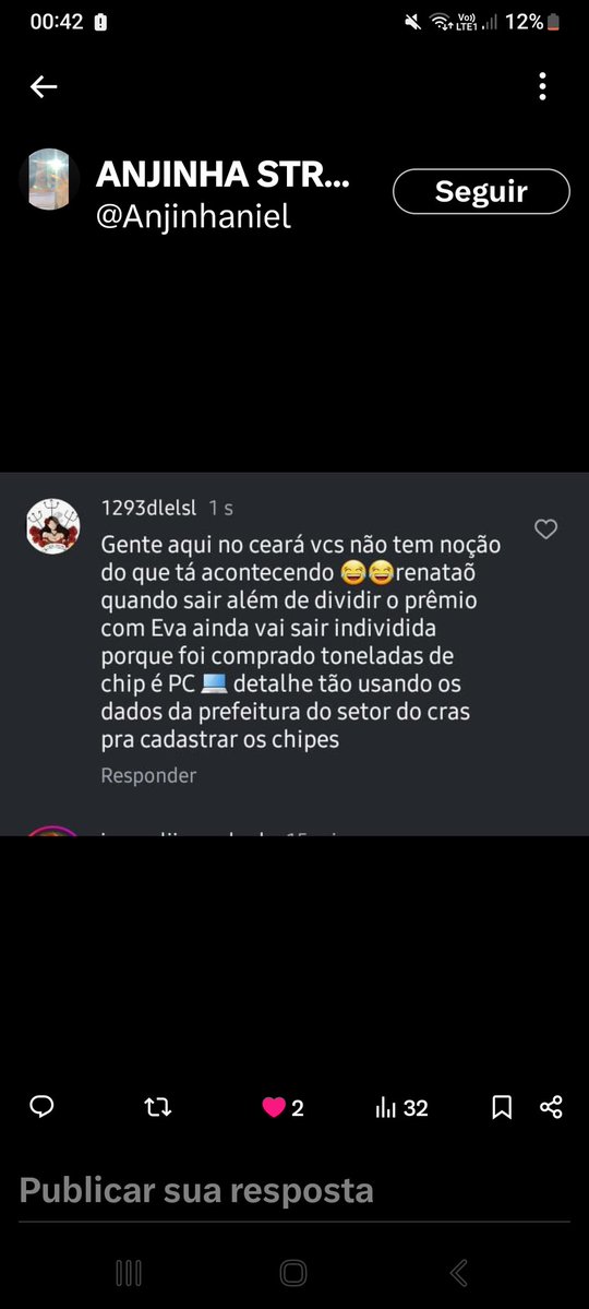 Art. 2º Divulgar, fornecer ou dar acesso a dados pessoais de terceiros, sem autorização ou sem fins lícitos: Pena - reclusão, de dois a quatro anos, e multa.
 Ministério público do Ceará poderia começar a investigar. <a href="/bbb/">Big Brother Brasil</a> <a href="/gshow/">gshow</a> #BBB25  o fanatismo já fez virar crime.