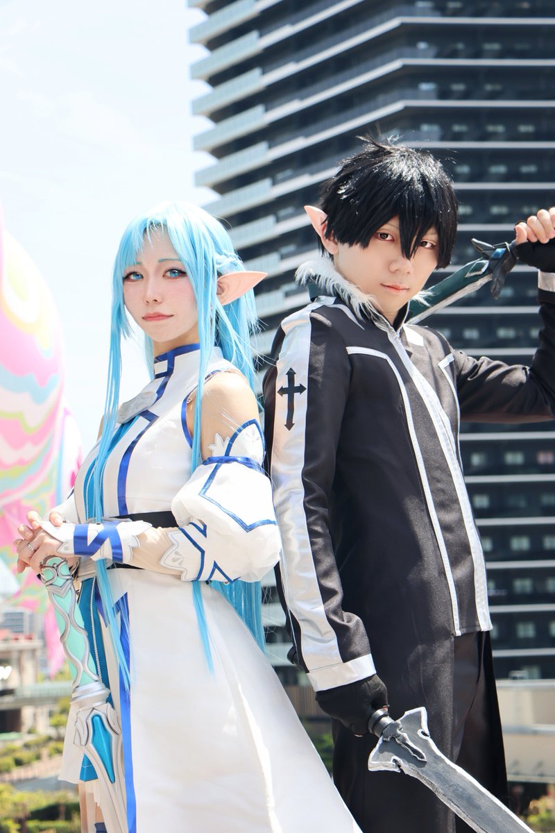 Kuronoday's tweet image. 【コスプレ・Cosplay】
━━━━━━━━━━━━━━━━━━
【スプリガン:キリト】
𓏴
【ウンディーネ:アスナ】
━━━━━━━━━━━━━━━━━━
キリト:SAOⅡ マザーズ・ロザリオ
#アコスタみずほPayPayドーム福岡