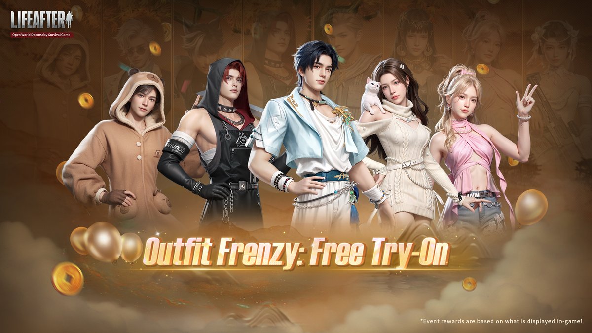 LifeAfter_en's tweet image. #NewVersion #SurvivetheDeadTideRising
📢 Outfit frenzy: #FreeTry-On👗

Even with billions of infected overwhelming us❓❗  
Let&apos;s fight stylishly in the apocalyptic world without messing up our hair and appearance😉

Log in on April 25 to enjoy your fashion✨️  
#LifeAfter
