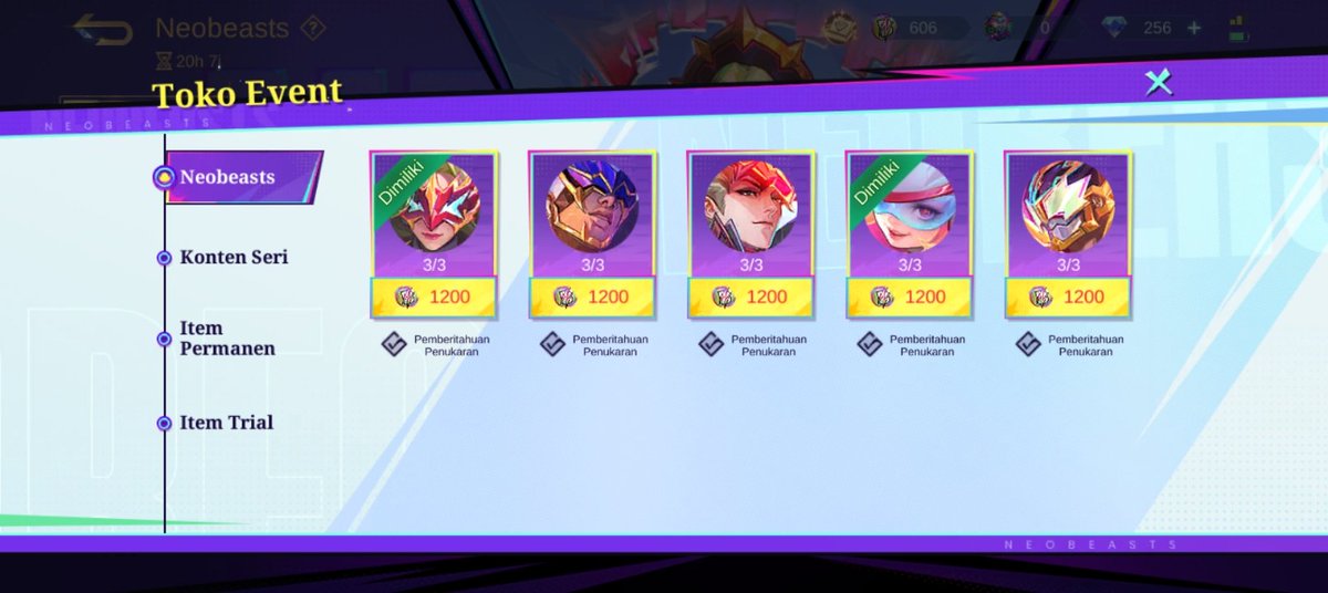 moramart_'s tweet photo. ready skin neobeast pharsa / lylia 📣💭

Rp 585.000 / skin 

note ::
– estimasi di gift phase 2 - akhev (ga mepet akhir event bgt)
– di gift dr akun pribadi jadi aman &amp; legal 🤝
– stok terbatass
– snk gift berlaku

🎐 order ke https://t.co/sRmXganfnB / dm (@ aft dm ya) https://t.co/IVt4Qtx0ca