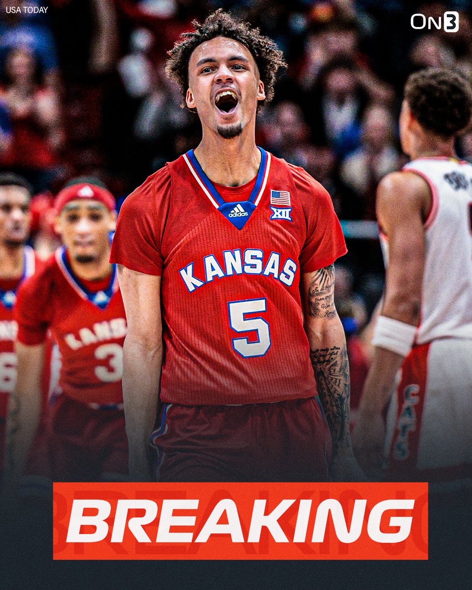 Transfer Portal (@transferportal_) on Twitter photo NEW: Kansas guard Zeke Mayo has entered the NCAA transfer portal, <a href="/PeteNakos_/">Pete Nakos</a> reports.
Mayo averaged 14.6 points and 4.8 rebounds per game this season.
on3.com/transfer-porta… NEW: Kansas guard Zeke Mayo has entered the NCAA transfer portal, <a href="/PeteNakos_/">Pete Nakos</a> reports.
Mayo averaged 14.6 points and 4.8 rebounds per game this season.
on3.com/transfer-porta…