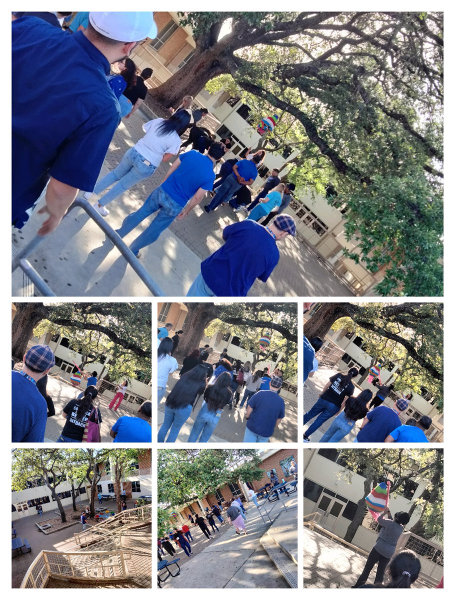 NeffCounselors's tweet image. Piñata, Easter eggs, Fiesta, oh my! We started off the day with some FUN and our teachers tackled their day right after. It was so good to see our teachers be kids again...made the heart happy! 🤗❤️ @NISDPatNeff