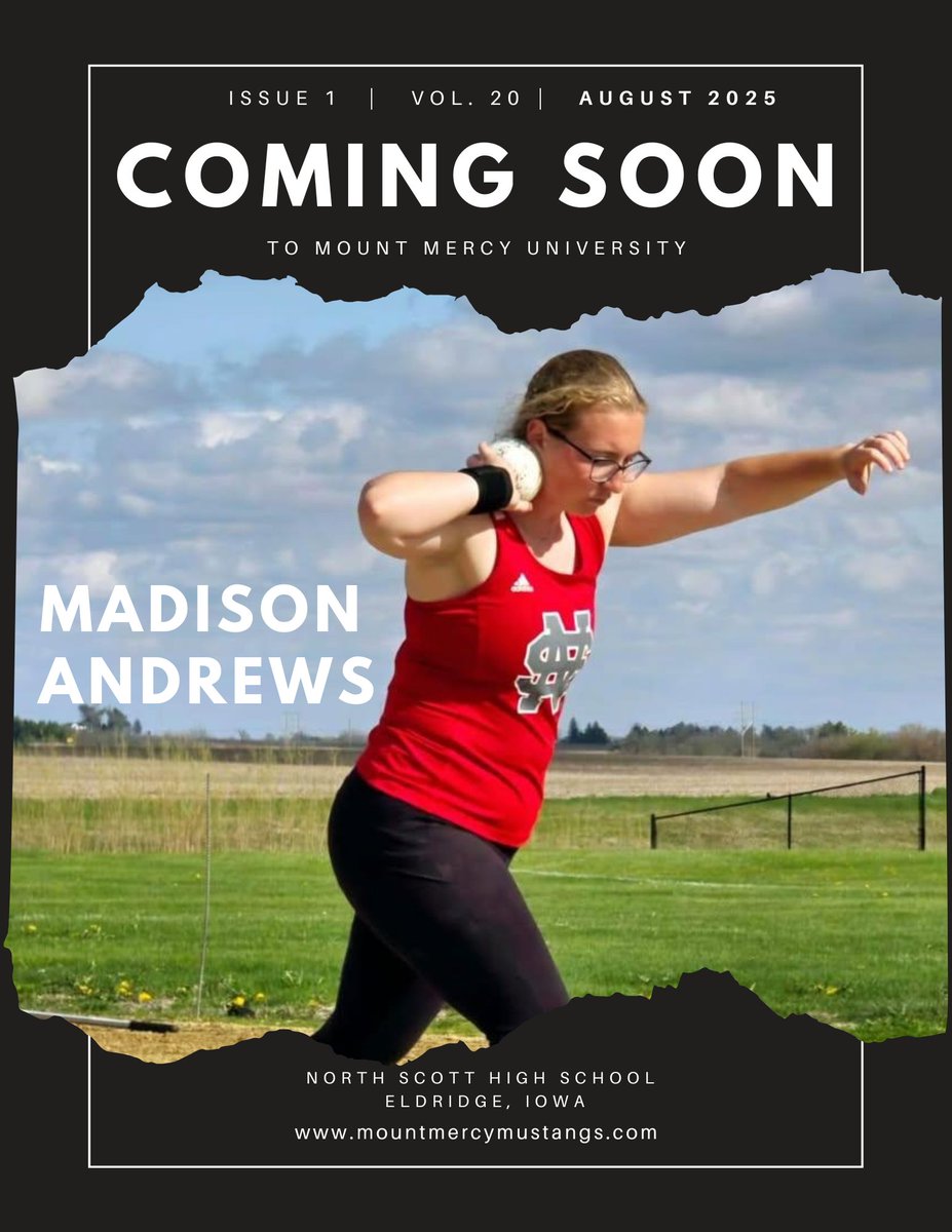 🔥 New Signee Alert 🔥 

Ladies and Gentlemen, please help me in welcoming Madison Andrews to the throws squad! Madison is a well rounded athlete with some good shot put marks! She will make a great impact on the squad!

Welcome Madison!