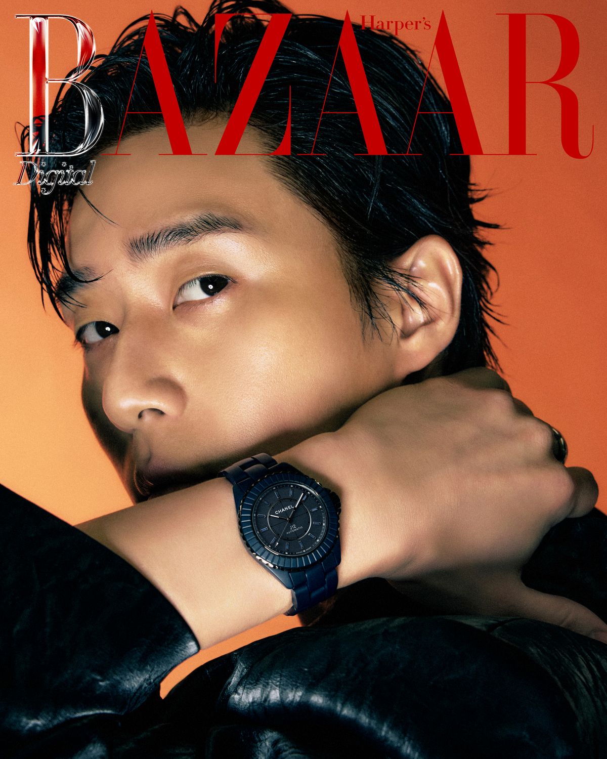 BAZAAR  パクソジュン  雑誌 パク・ソジュン、ファッション雑誌「Harper's BAZAAR」の表紙