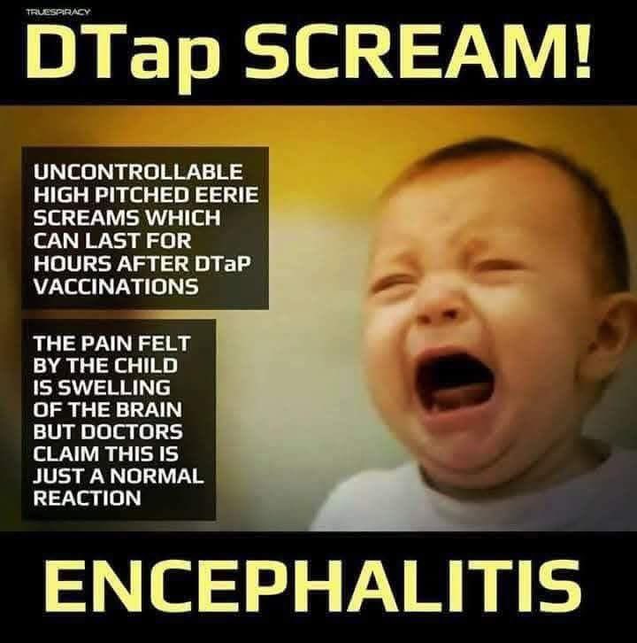 Vaccines…
Extreme brain swelling 
Extreme pain 
Lifelong injury
Is this better than a week long rash?