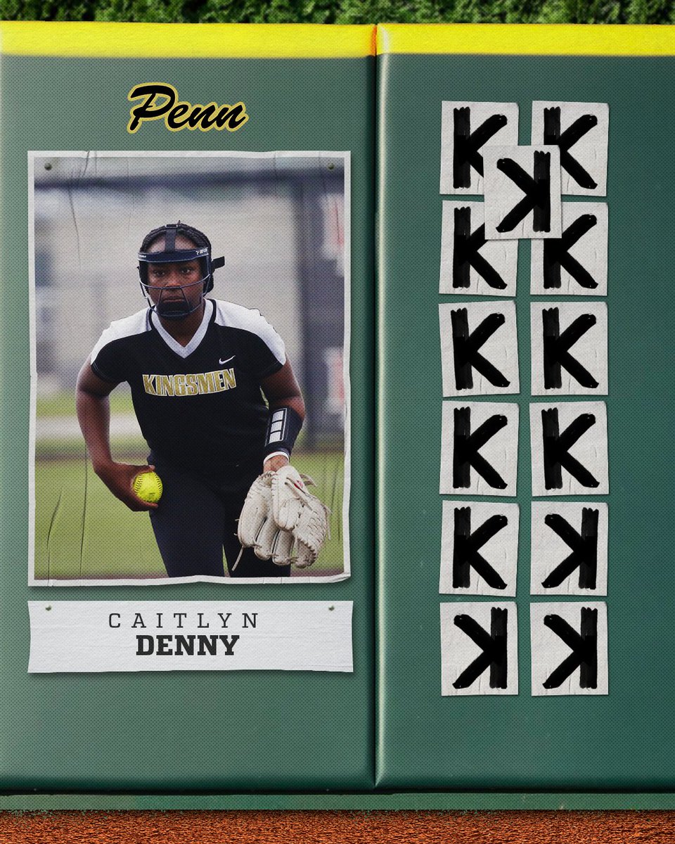 SOFTBALL: Penn 9, S.B. Riley 0. Final/Susp. Game

Caitlyn Denny 7 IP, 0 R, 1 H, 13 K.

Camille Biever &amp; Ashlyn Kronewitter 2 hits each.

Ava Zachary 2 RBI.

3B: Camille Biever

2B: Logan Rumble