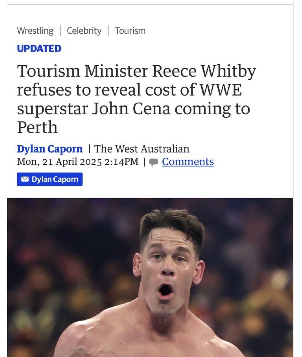 Hi my old friend ⁦<a href="/JohnCena/">John Cena</a>⁩ - you’re already in news here ahead of your visit ;-)