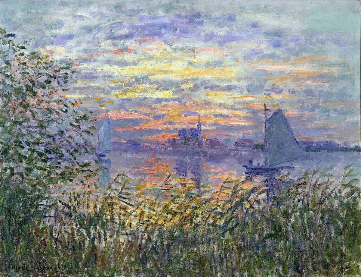 Havenlust's tweet image. Sunset on the Seine

Claude Monet