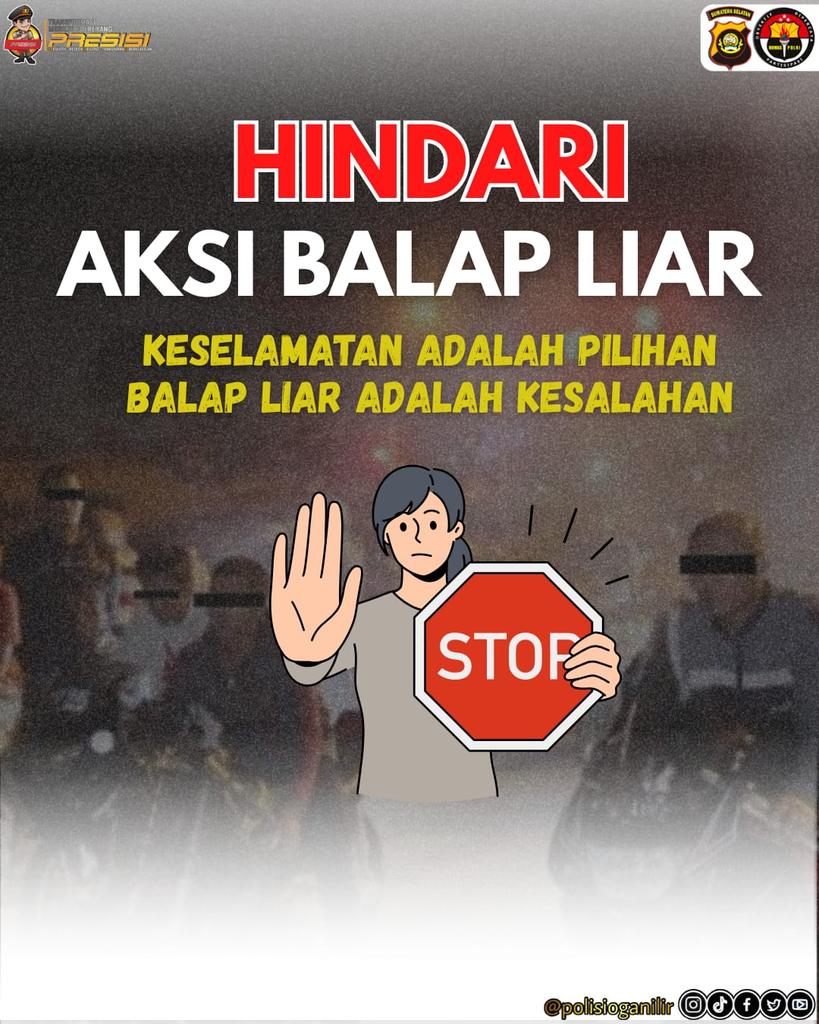 STOP AKSI BALAP LIAR

#BeyondtrustpresisiProgramAGiat1Indikator2 #Responcepatsebelumviral
#Polisioganilir
#Humaspolresoganilir
