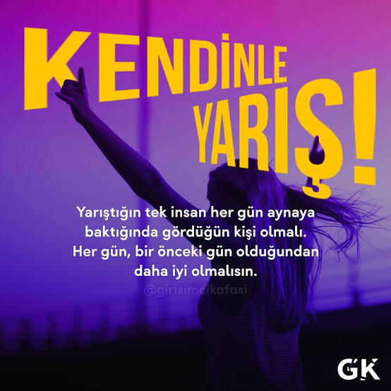 Kendinle yarış, başkalarıyla değil.”
#öğretmen #Motivation