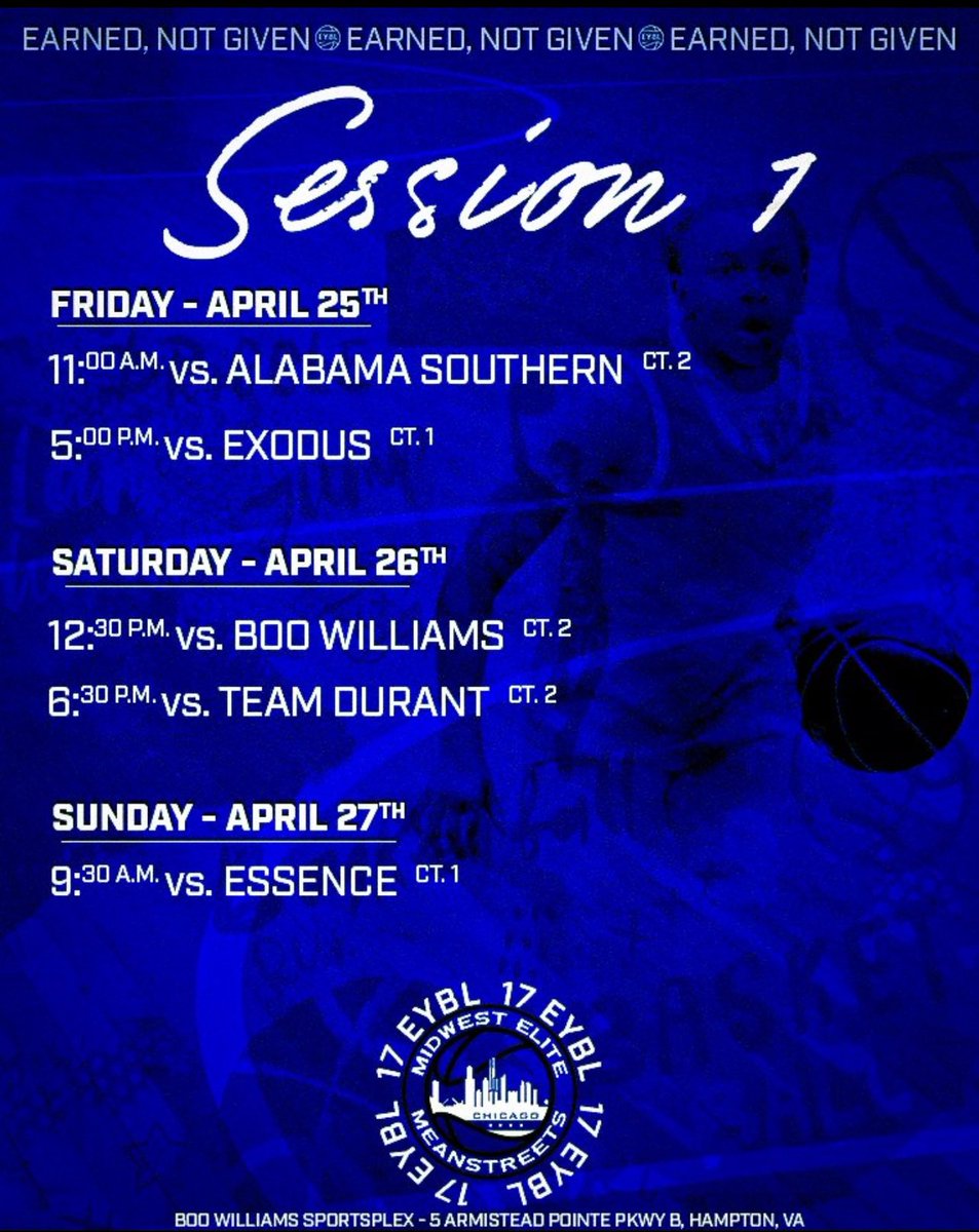 Amirah “tootie” Jordan (@officialamirah8) on Twitter photo Here’s the schedule for Boo Williams this weekend!! Come check us out !! <a href="/mwehoops_eybl/">Midwest Elite Meanstreets EYBL</a> Here’s the schedule for Boo Williams this weekend!! Come check us out !! <a href="/mwehoops_eybl/">Midwest Elite Meanstreets EYBL</a>