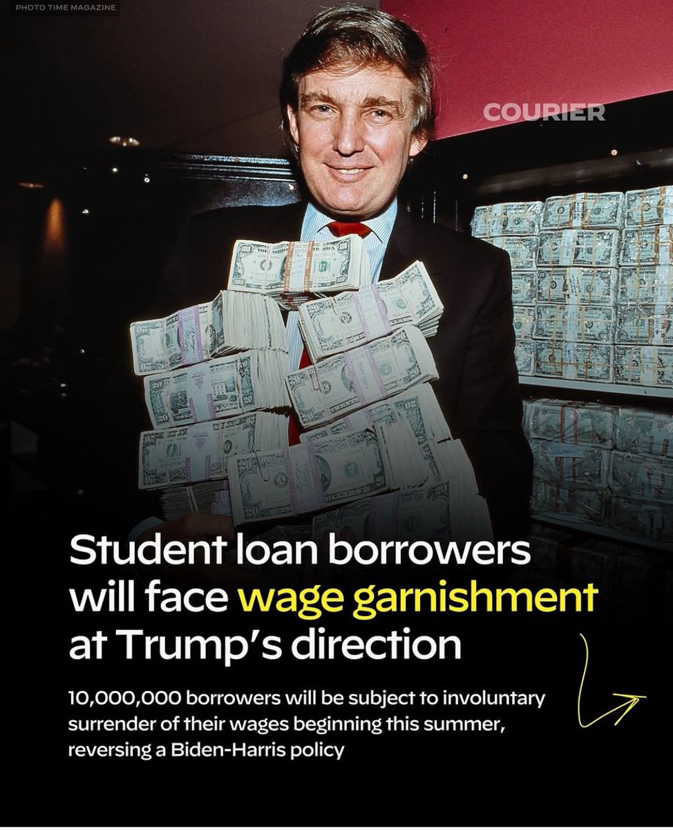 Dr_Heavenly's tweet photo. Let me break it down for y’all real quick…

Trump ain’t playin’ with these student loans. Starting May 5th, if you’re in default, they coming for your coins—garnishing checks, snatching tax refunds, and doing whatever it takes to get that money back.

He’s also trying to cut Public Service Loan Forgiveness for folks working at certain nonprofits. So if you thought working in the community was gonna help cancel your loans—think again.

And get this—he’s planning to move student loans out of the Department of Education and give ’em to the Small Business Administration. Translation? More privatization. Less protection. More mess.

Oh—and if your loans get forgiven after 2025, you might have to pay taxes on that amount like it’s income. Yep. Uncle Sam wants a cut even when you finally get relief.

Moral of the story? Stay ready. Pay attention. And don’t let nobody play in your face when it comes to your money.

#DrHeavenlySpeaks #StudentLoans #TrumpPolicy #ProtectYourBag #FinancialFreedomStartsNow