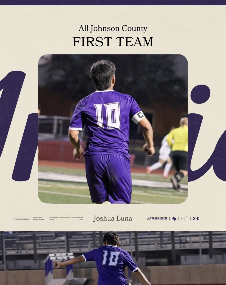 Congratulations to all of our boys that were selected for All-Johnson County honors! A testament to their hard work! #TR1BE #AlvaradoExcellence