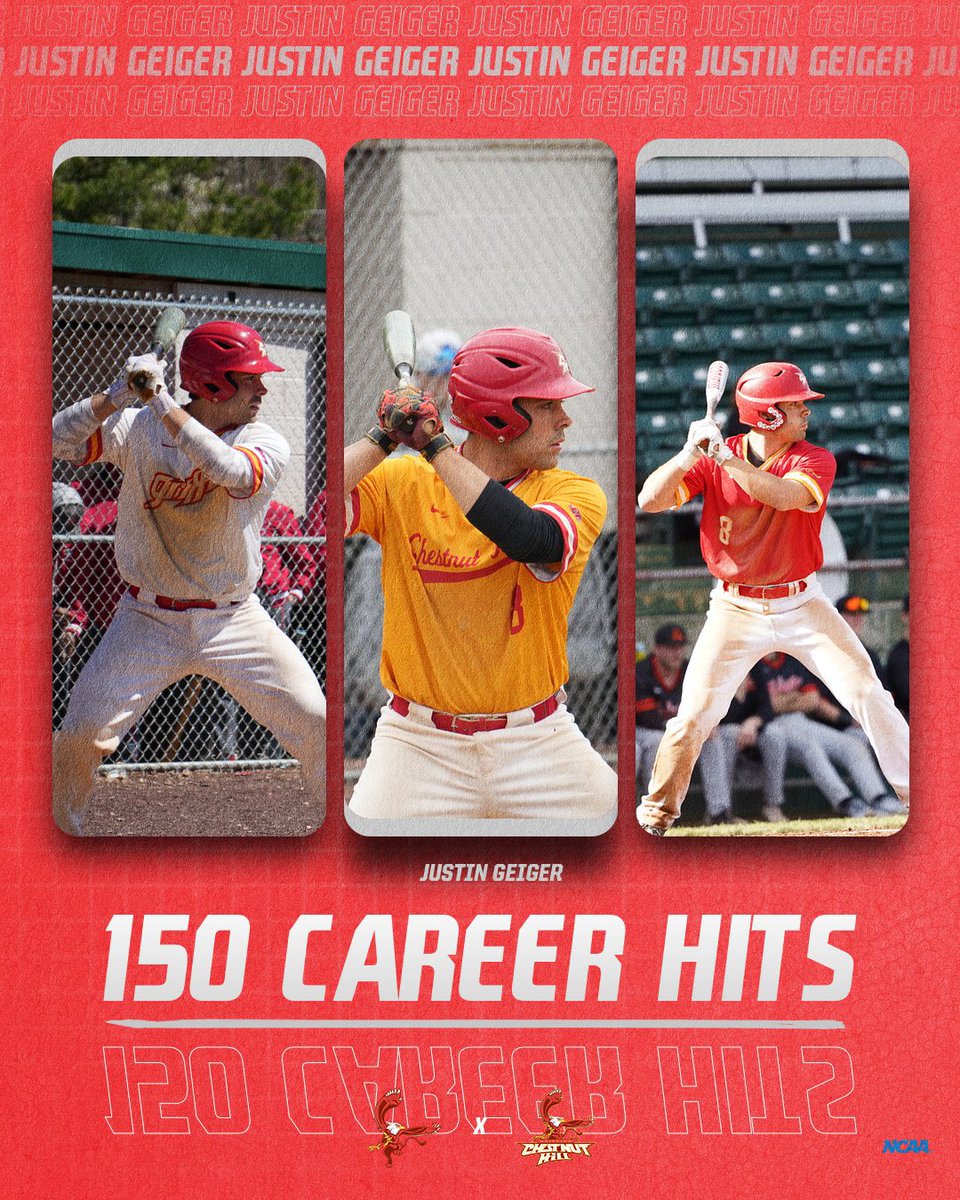 150 HITS FOR GEIGER!

Huge Congratulations To Senior Justin Geiger For Reaching 150 Hits In Game 1 Of Todays Playoff Clinching Doubleheader 

Geiger Also Becomes The Third Griffin Of All Time To Reach 150 Hits, 100 RBI’s &amp; 100 Runs Throughout His Career!