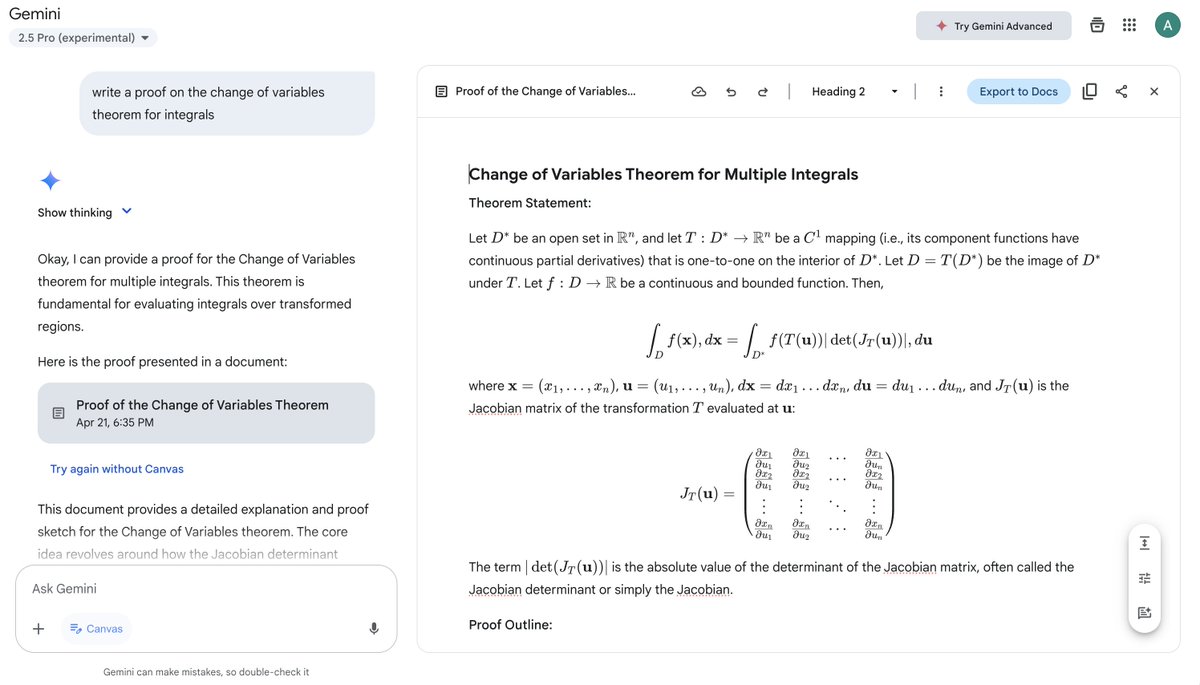 <a href="/joshwoodward/">Josh Woodward</a> <a href="/fredy1594710/">cc</a> <a href="/GeminiApp/">Google Gemini</a> LaTeX is now live in Canvas!