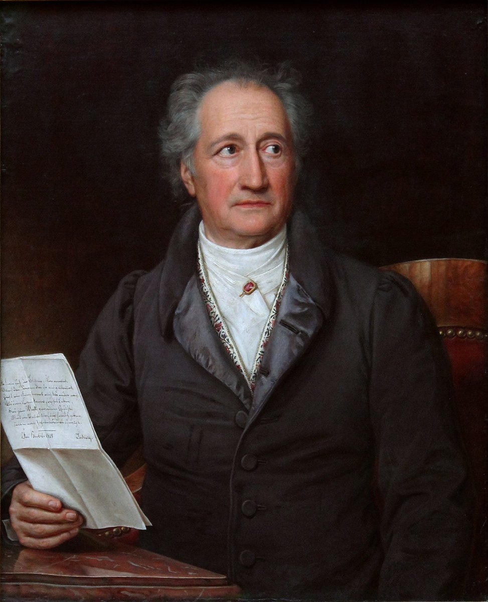 investigatejack's tweet photo. Want to become more cultured to make new friends, impress your boss, and charm the ladies?

Allow me to introduce you to a little known German poet that can help.

Meet Johann Wolfgang von Goethe. 

Here's how you can become a bit more cultured every day 🧵 https://t.co/rtQkv9sVFS