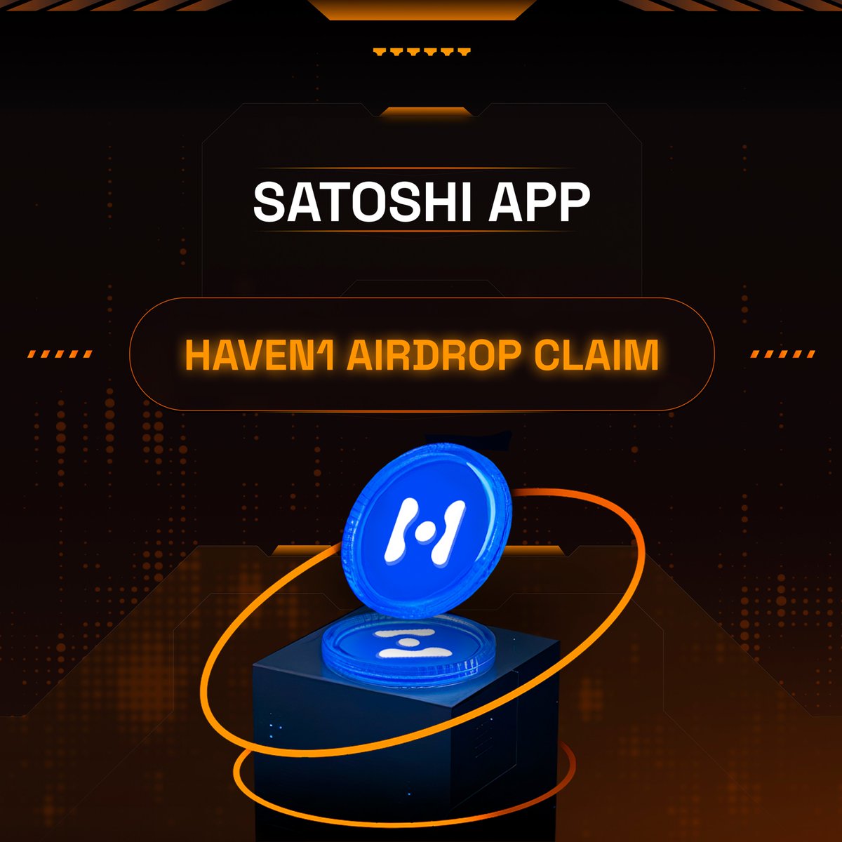 Satoshi App (@satoshiappxyz) on Twitter photo ๐จ $H1 is coming! ๐จ
Haven1 TGE launches April 22, 2025 at 7:00 UTC on the Haven1 Blockchain.
โ
Eligible Satoshi App users get airdropped $H1 at TGE
๐ 60-day claim window
๐ Claim as H1, esH1, or both
๐ portal.haven1.org/airdrop/check
๐To learn more๐
satoshiappxyz.medium.com/h1-is-coming-gโฆ ๐จ $H1 is coming! ๐จ
Haven1 TGE launches April 22, 2025 at 7:00 UTC on the Haven1 Blockchain.
โ
Eligible Satoshi App users get airdropped $H1 at TGE
๐ 60-day claim window
๐ Claim as H1, esH1, or both
๐ portal.haven1.org/airdrop/check
๐To learn more๐
satoshiappxyz.medium.com/h1-is-coming-gโฆ