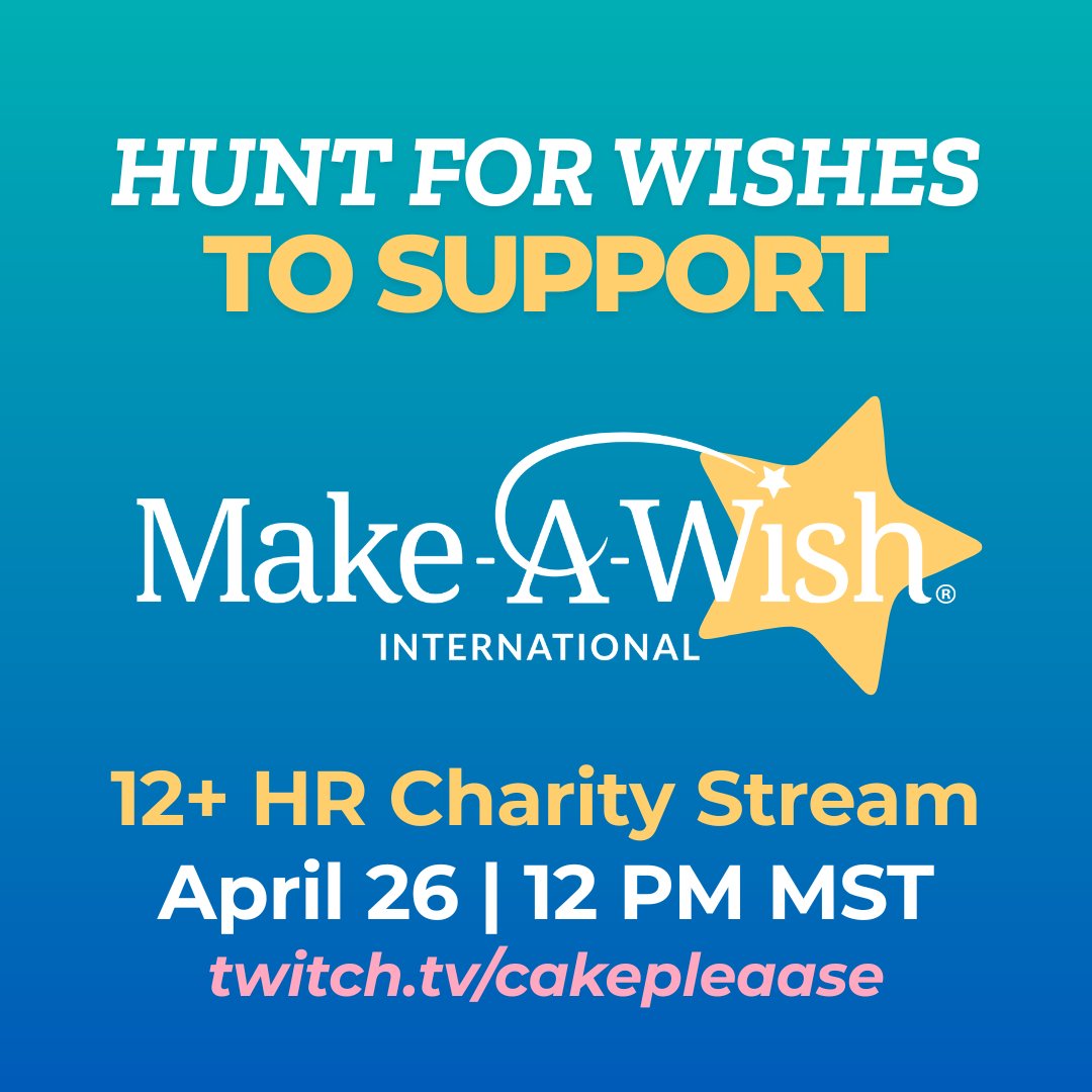 ❗URGENT QUEST❗

This coming Saturday, I'll be going live to support <a href="/MakeAWishIntl/">Make-A-Wish International</a> mission to grant wishes worldwide! Help me clear my Monster Hunter Wilds wishlist while supporting a great cause! There are top donor prizes and a chat giveaway 🩷 see you then! 🌟