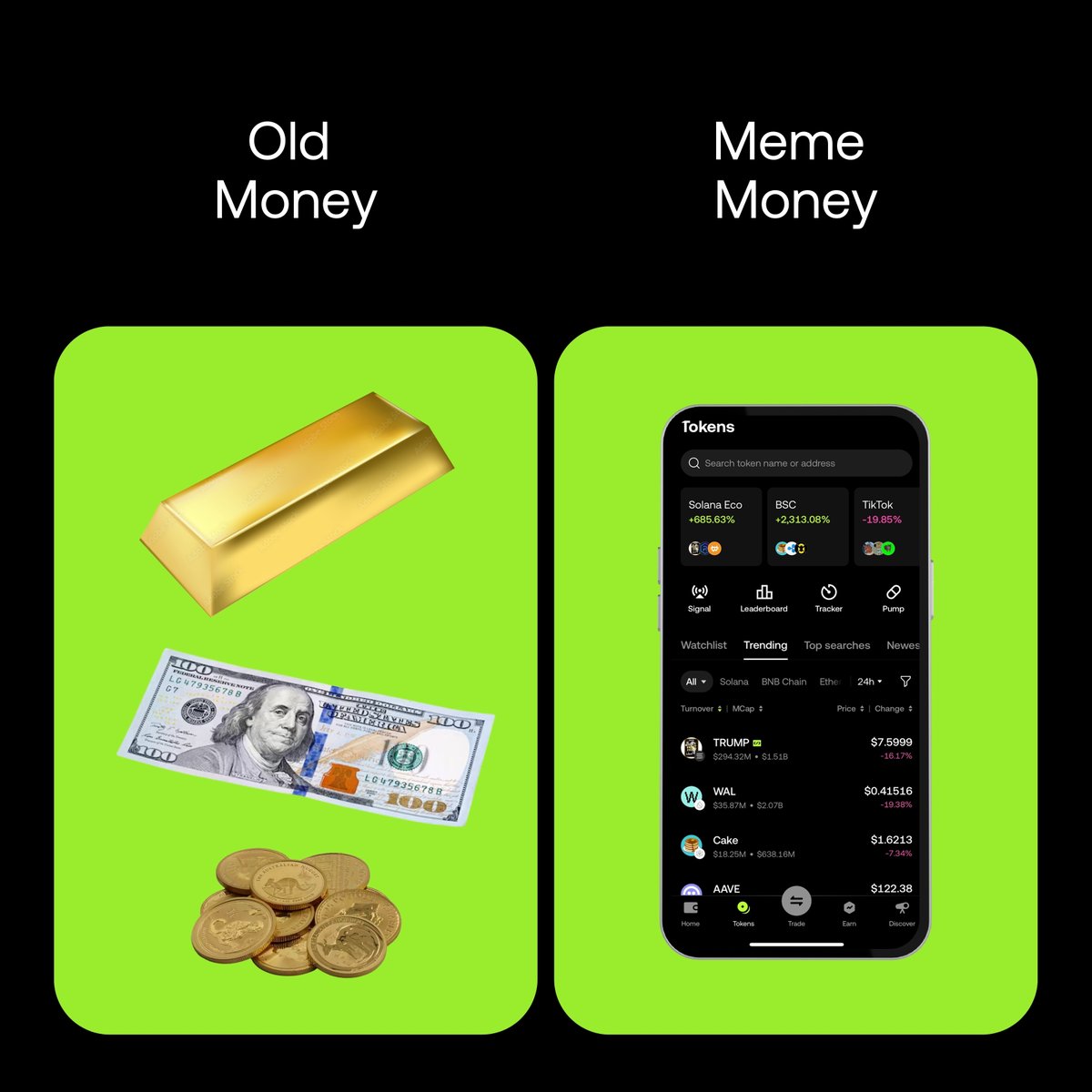 wallet's tweet photo. A new era is upon us 🐸 🐕 😹 🦛 💨 https://t.co/PB3upl4o6k
