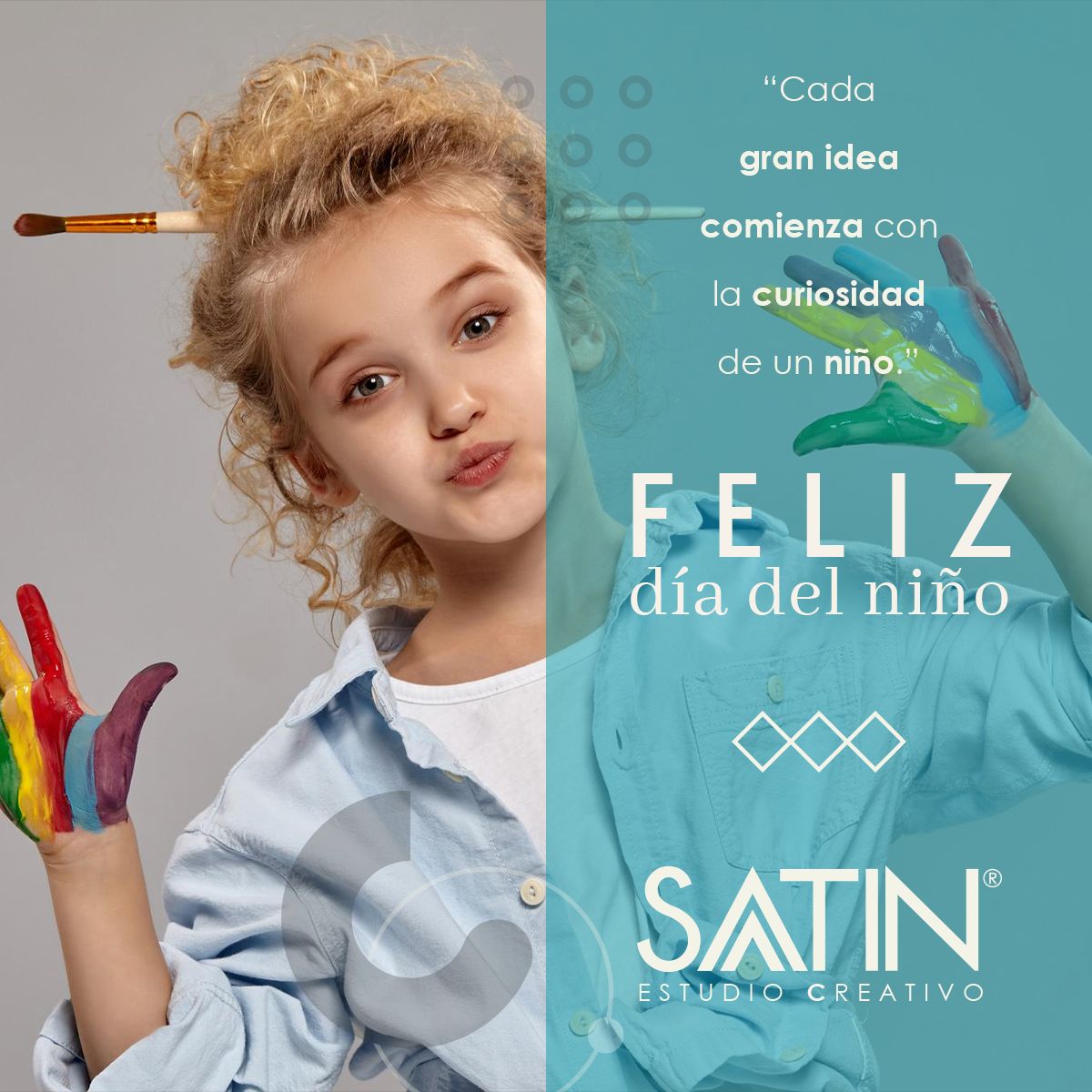 ¡Feliz Día del Niño! 🎈🤡🍭🍫🛹🧩
Celebramos la imaginación sin límites y la creatividad que todos llevamos dentro. Hoy, recordamos que cada gran idea comienza con la curiosidad de un niño.

Nunca perdamos la chispa que nos impulsa a crear, soñar y construir un mundo mejor.