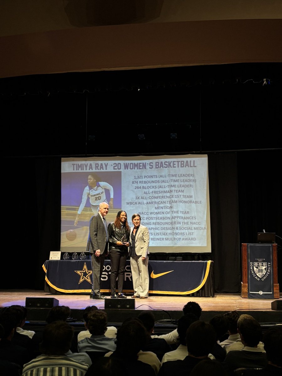 A night to remember at the student athlete award ceremony as we celebrated our incredible athletes and honored Timiya Ray on her outstanding accomplishments and Hall of Fame induction! Your legacy continues to inspire us all. #DUWBB 💙
