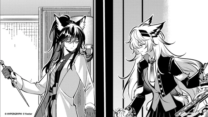 【公式漫画】
『序言組曲:爪痕』第3話「美酒」を公開しました!
ぜひご覧ください!

▼こちらからチェック!
https://t.co/3VVIIKUZ5u

牙は秩序に反逆し、灼炎の代償を負う--

#アークナイツ 