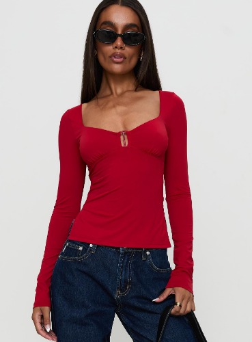 I just received Keane Long Sleeve Top Red | US 6 / Red from misterl0gix via Throne. Thank you! throne.com/agirlmegan #Wishlist #Throne