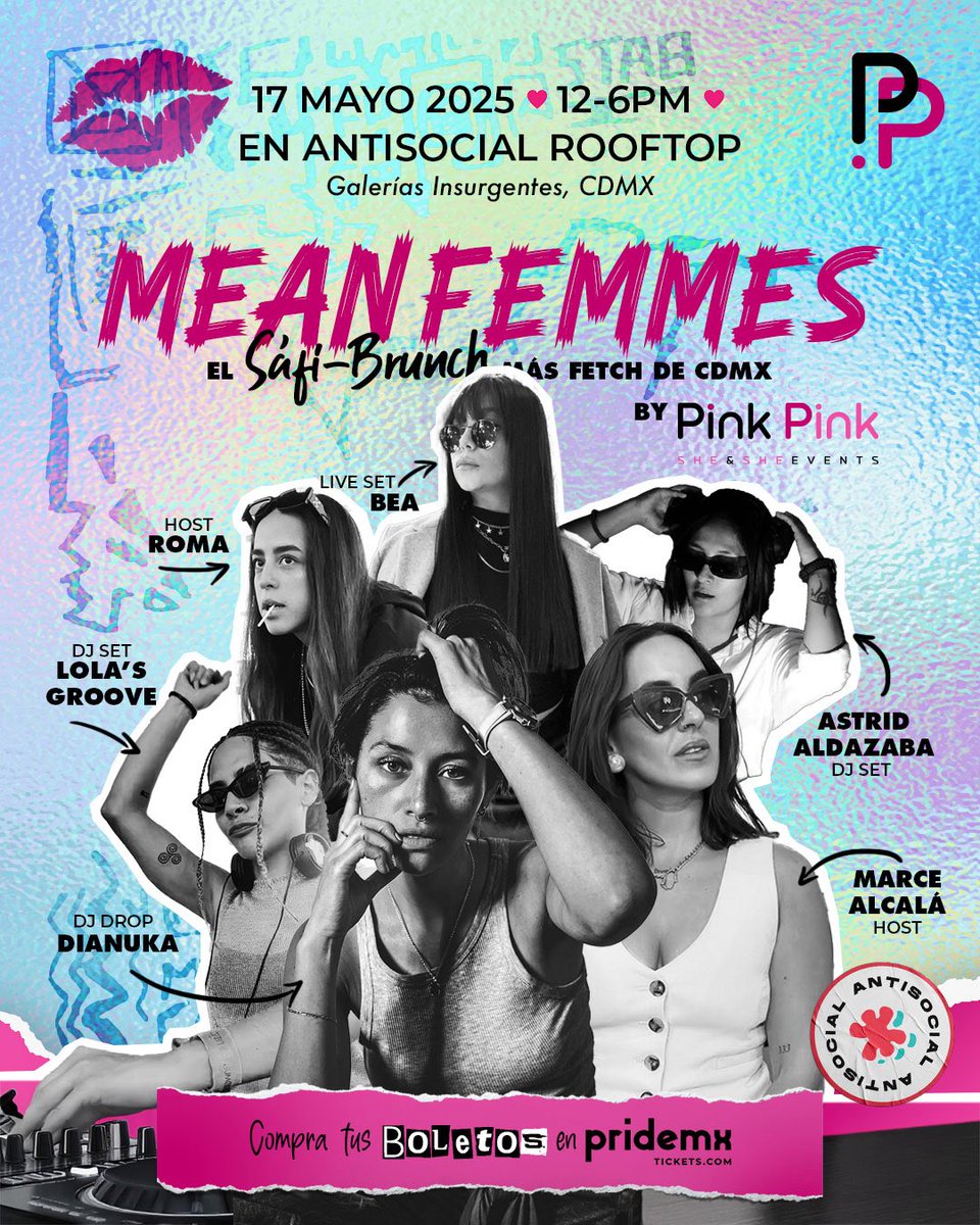 tannwow's tweet photo. ¿Ya conoces #PinkPink? #Cdmx nos vemos este 17 de Mayo en #AntisocialRooftop Galerías Insurgentes.  

Dale clic al link y compra tus accesos: 

https://t.co/Bk9VFLDxZk https://t.co/XGy7KJo5Ev
