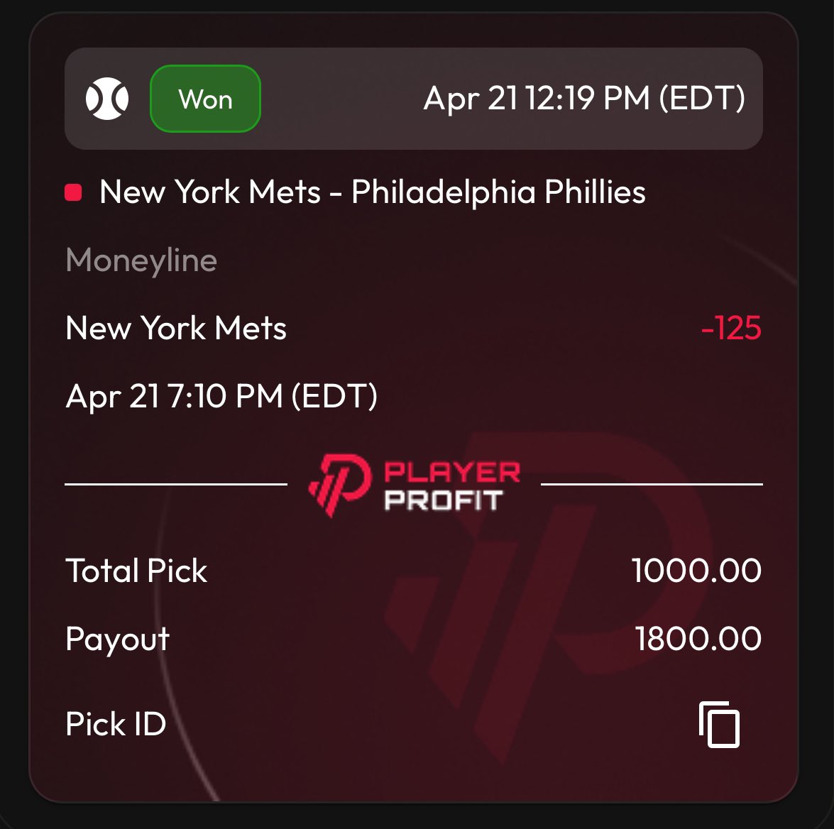 ryandamackk's tweet photo. CASH MLB ⚾️:NEW YORK METS ML ✅🔒

given out free on The Omar Show. I’m still
undefeated let’s keep going to the bank yaheardme 🚀🤑  #alldocumented 

@PennyPitVictim @BOOSIEGAGE @McNasty_Sports https://t.co/sT0Vr4973o