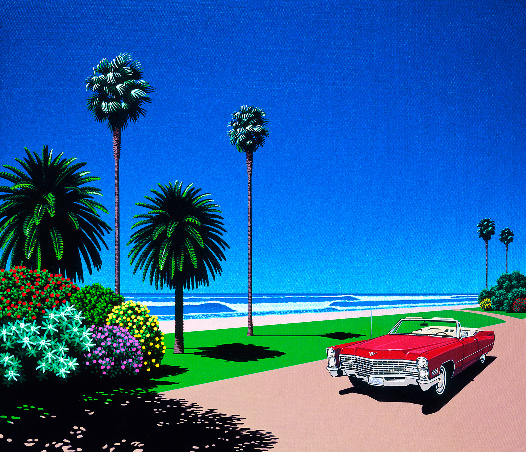 Amazon.co.jp: ​イラストレーター 永井博（Hiroshi Nagai）絵画