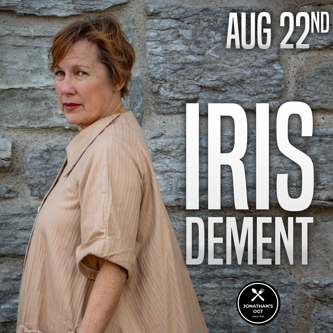 Announcing...Iris Dement live in Concert Friday, August 22nd!  Tickets on sale 4/25! #irisdement #jonathansogt #ogunquit #summerconcerts