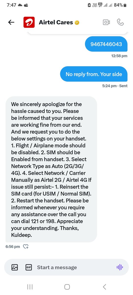 Naveenlohan8's tweet photo. Only apologize no solution can't talk to customer care executive https://t.co/T10vdhiEjl