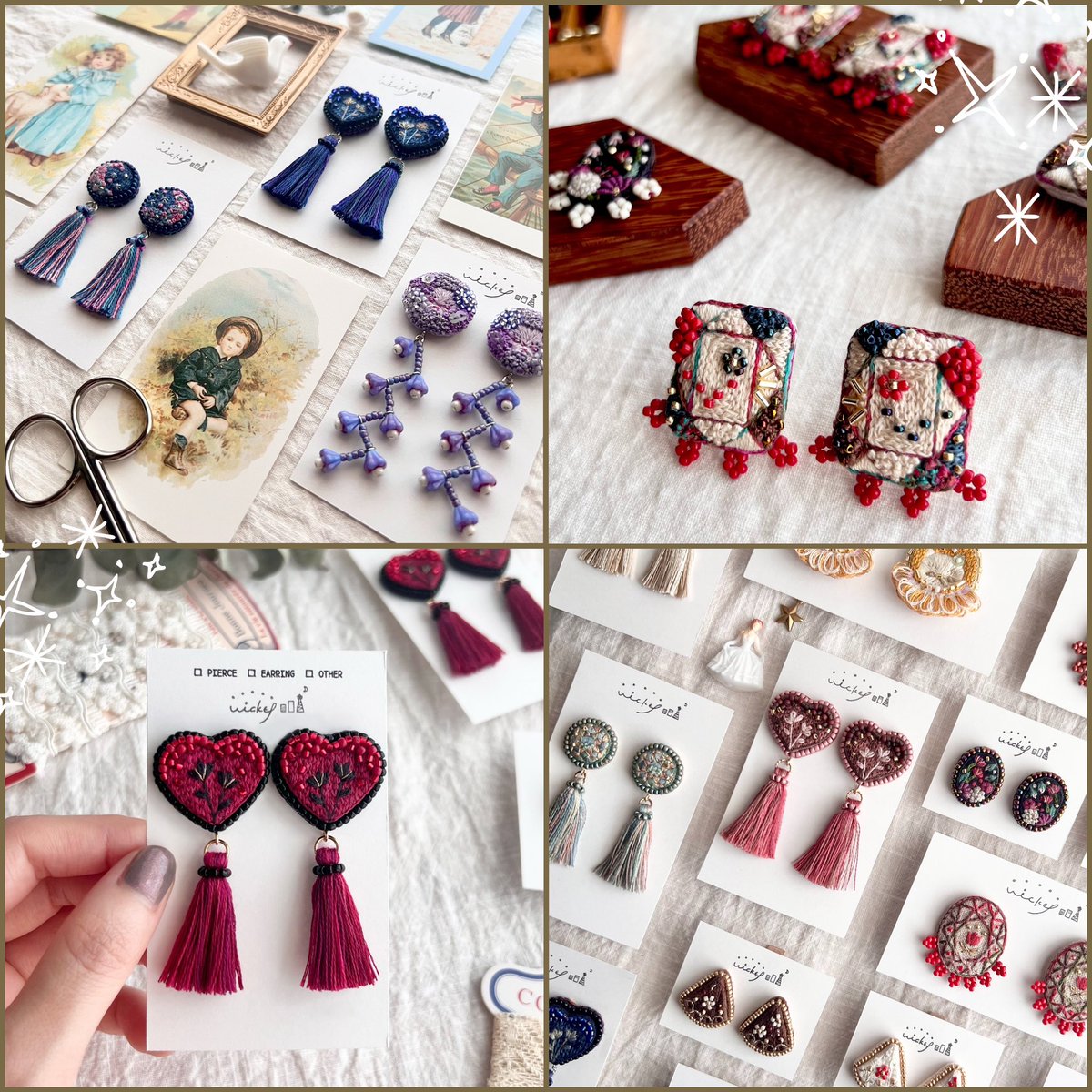 ちょっぴり愉快で ほんのり甘い
"Fancy" をテーマに
手刺繍アクセサリーを制作しています( ¨̮ )

少しでも "HAPPY" な瞬間を
お届けできたら嬉しいです🙌𓇬𓂂𓈒

Thank you for always ☕️💌
<a href="/Lupopo_cafe/">*LUPOPO cafe&gallery* 三軒茶屋の糖質オフのケーキ専門カフェとハンドメイドのお店</a> 様