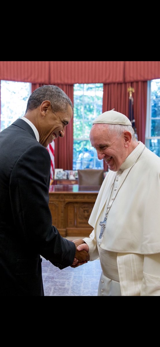ChrisMOColeman's tweet photo. @POTUS the Pope liked Obama.   His pic with you is hilarious. #youwillneverbeascoolasobama https://t.co/ofom6WJxOO