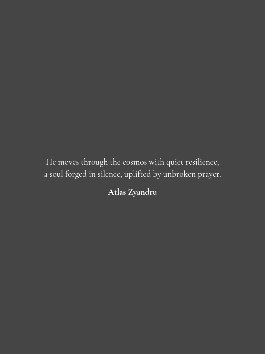 incomke's tweet photo. ㅤ

The stars rest gently upon his shoulders,
yet it is his faith, not his flesh, that holds them there.

ㅤ https://t.co/j51JN7OhhA