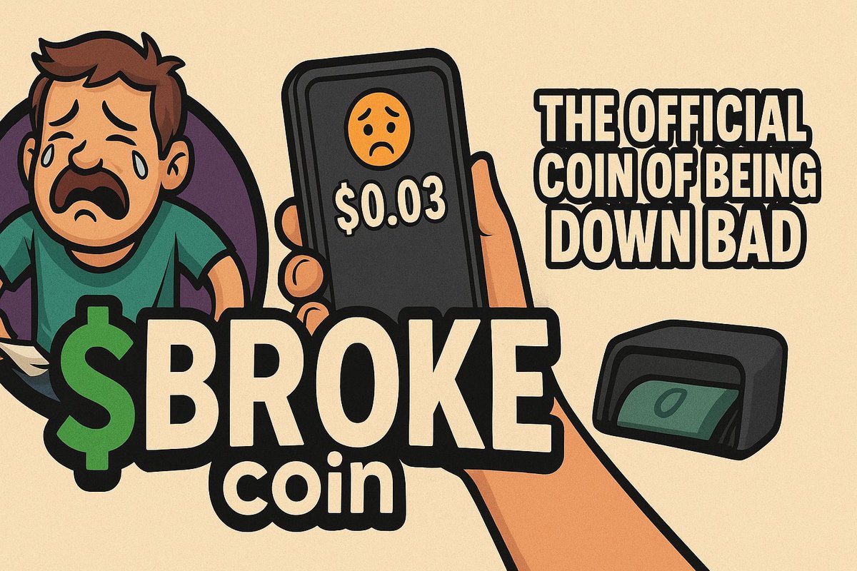 We are broke First and then Rich 

#memecoin #crypto #broke  #dex