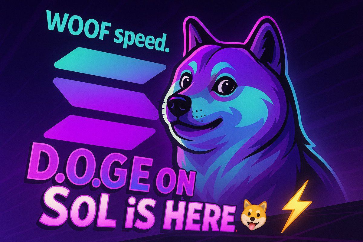 myg_p29485's tweet photo. 🐶🔥 They’re coming in hot, armed to the teeth, ready to set the blockchain on fire. D.O.G.E on Solana ain’t a project… it’s a takeover. You riding or staying behind?
#DOGEonSOL #ShibaArmy #CryptoRebellion
Official $DOGE CA: 9TY6DUg1VSssYH5tFE95qoq5hnAGFak4w3cn72sJNCoV https://t.co/cCRn29cLYy