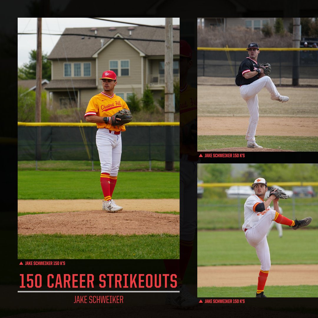 150 Strikeouts For Schweiker!

Another Huge Congratulations To Senior Left Hander Jake Schweiker On Racking Up His 150th Career K In Todays Game 1 Win Over Georgian Court

He Becomes The 4th Griffin On The All Time Strikeout Board!