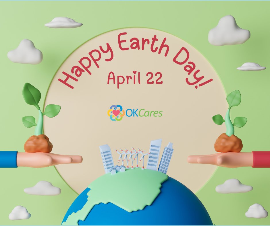 🌍 Happy Earth Day from OKCares.org!! 🌍

Let’s show some love to the only planet we call home! 🚀 Because let’s be honest—there’s no Planet B.

Small steps, big impact. Let’s keep Earth thriving—after all, it’s the only place with coffee! ☕💙
