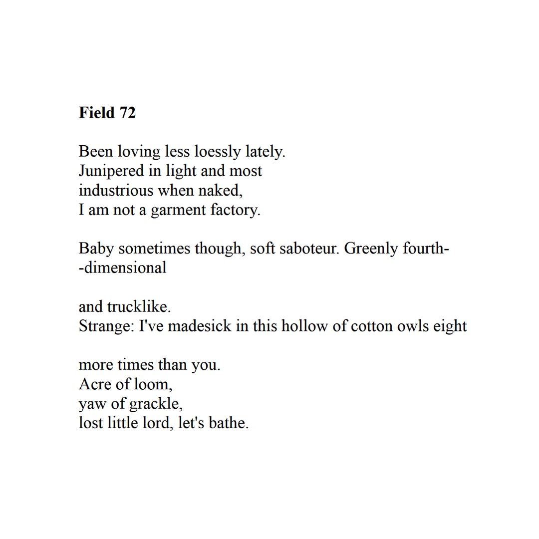 alex_tretbar's tweet image. Some new work in the inaugural issue of ISSUE (under the Blue Bag Press umbrella).
Head to issue01.org to read the urgent and vital work of other contributors such as Joe Hall, Echo, Isaac Pickell, Jenkin Benson, Rachel Lauren Myers, Tyler Barton, and others.