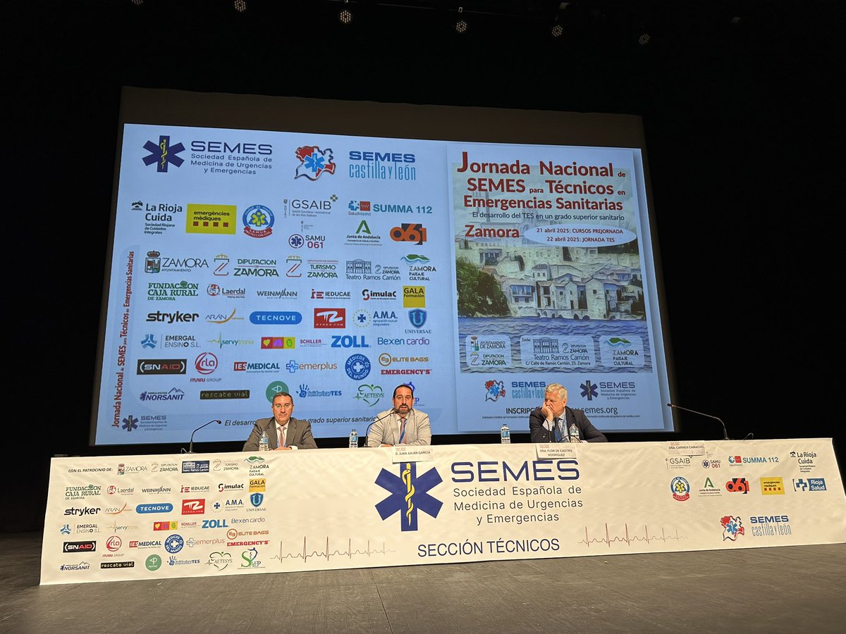 MESA 1. Evolución de la figura del Técnico en Emergencias Sanitarias.
Jornada Nacional de <a href="/SEMES_/">SEMES</a> para Técnicos en Emergencias Sanitarias.
Un gran camino hecho y mucho más por hacer… Avancemos juntos…
#TESJornada2025 #TES #TESVisible