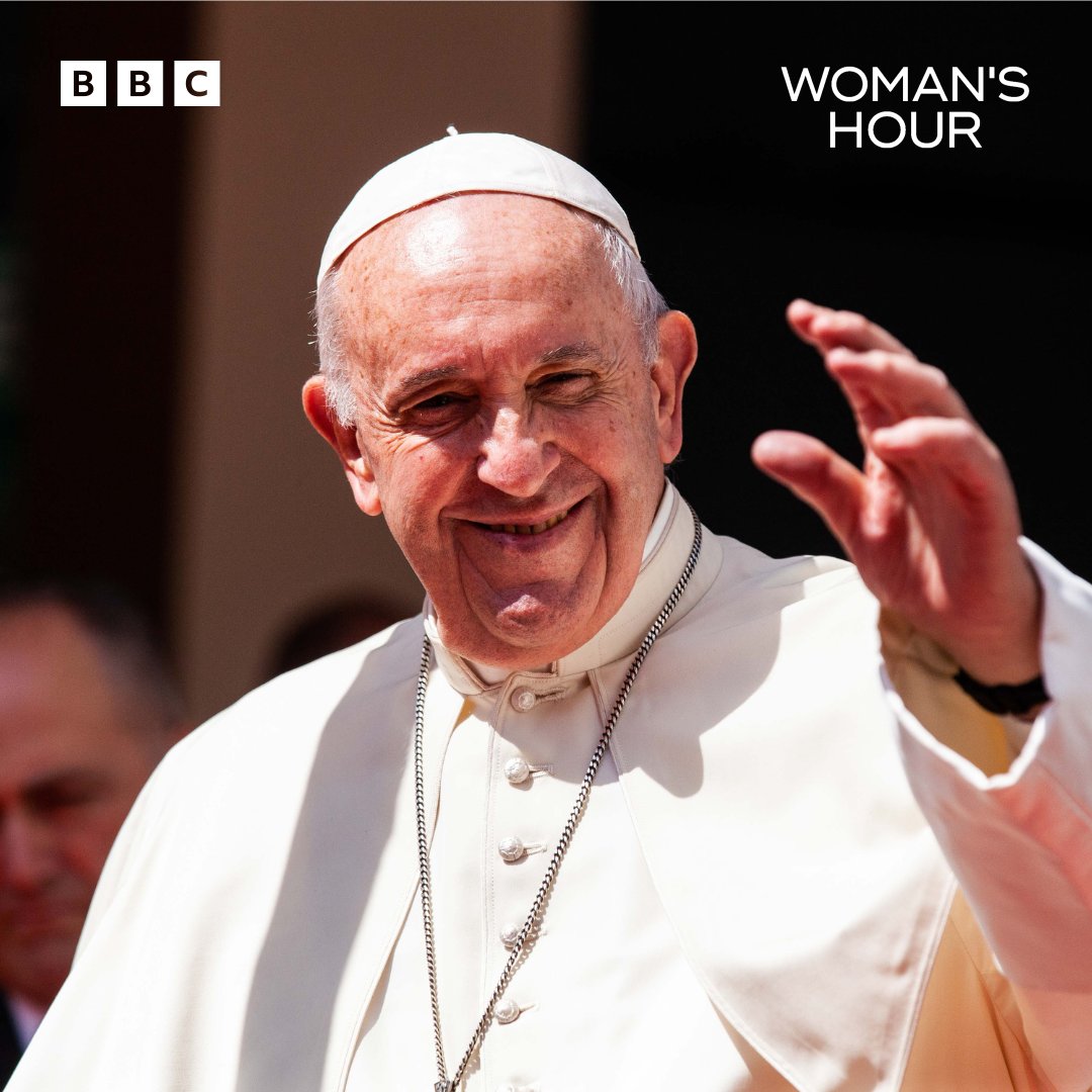 BBC Woman's Hour (@bbcwomanshour) on Twitter photo What was Pope Francis' legacy & impact on women's role in the Catholic Church and wider society?
<a href="/claremcdonnell1/">Clare McDonnell</a> speaks to journalist <a href="/JoannaMoorhead/">Joanna Moorhead</a>, Executive Director <a href="/OrdainWomen/">Women's Ordination Conference</a> Kate McElwee & Sister Gemma Simmonds from <a href="/MBITheology/">Margaret Beaufort Institute</a>.
Listen from 10am âŹïž What was Pope Francis' legacy & impact on women's role in the Catholic Church and wider society?
<a href="/claremcdonnell1/">Clare McDonnell</a> speaks to journalist <a href="/JoannaMoorhead/">Joanna Moorhead</a>, Executive Director <a href="/OrdainWomen/">Women's Ordination Conference</a> Kate McElwee & Sister Gemma Simmonds from <a href="/MBITheology/">Margaret Beaufort Institute</a>.
Listen from 10am âŹïž