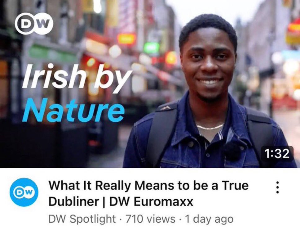 iamyesyouareno's tweet image. “True Dubliner”

You’re African.