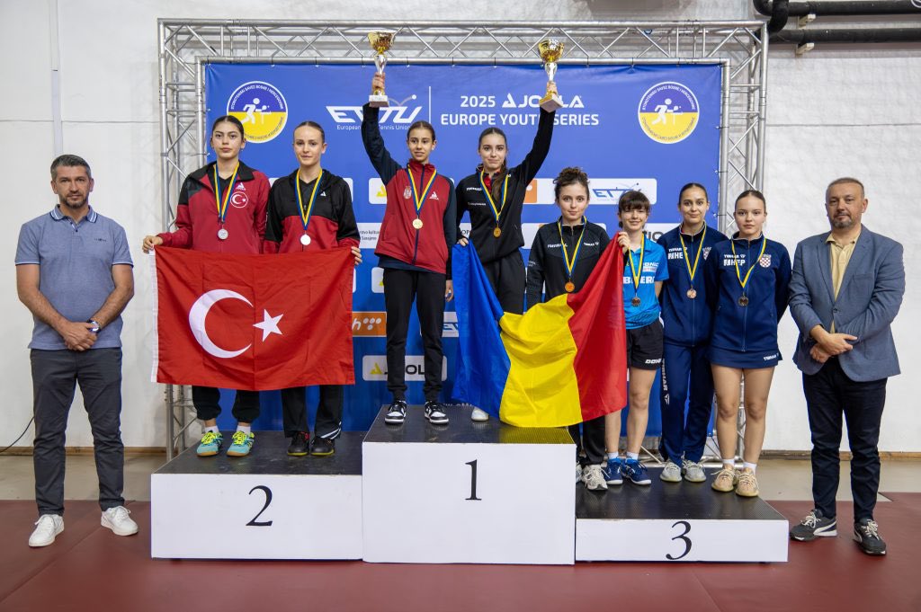 🏓Bosna Hersek’te 23 Avrupa ülkesinden 165 sporcunun katılımıyla düzenlenen ETTU Europe Youth Series Masa Tenisi Turnuvası’nda sporcumuz Duru Kırbaç, U15 Teklerde bronz, çiftlerde (Nil Başaran ile birlikte) gümüş madalya elde etti.🥈🥉👏👏
