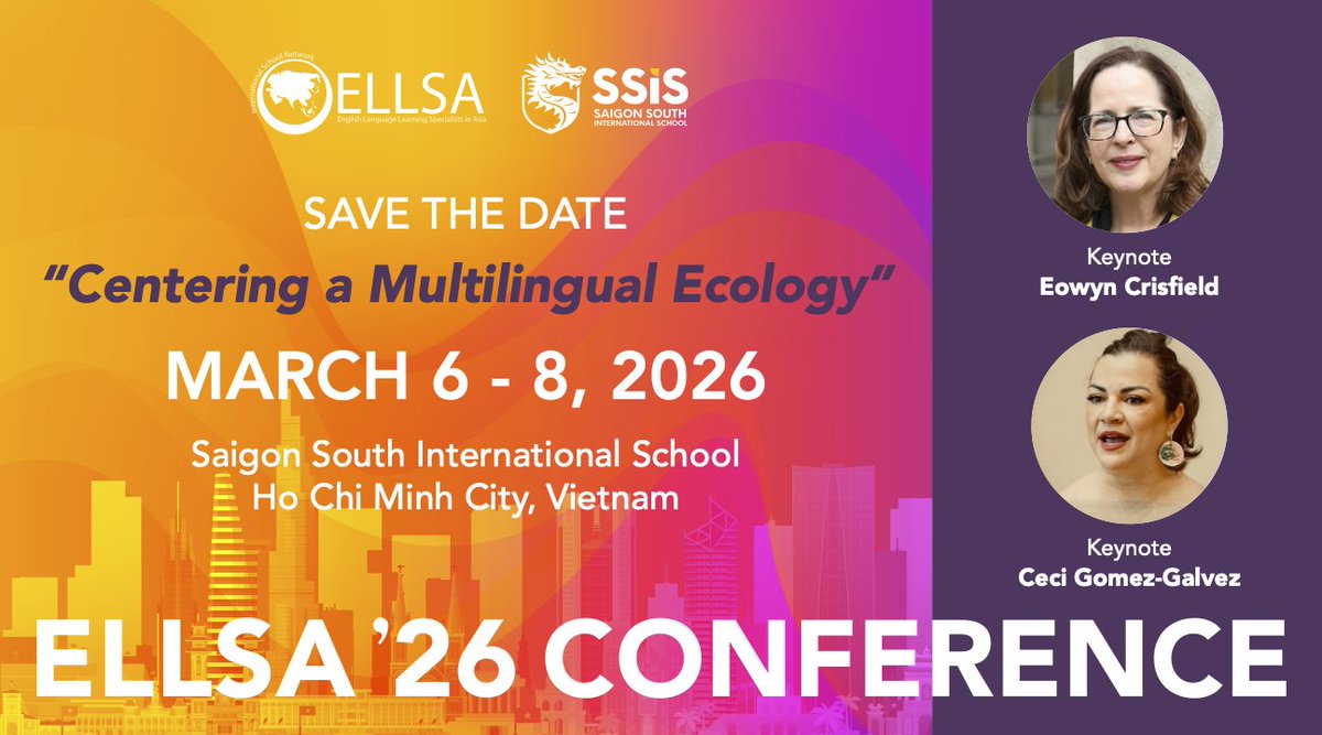 Let's all meet at #ELLSA2026!