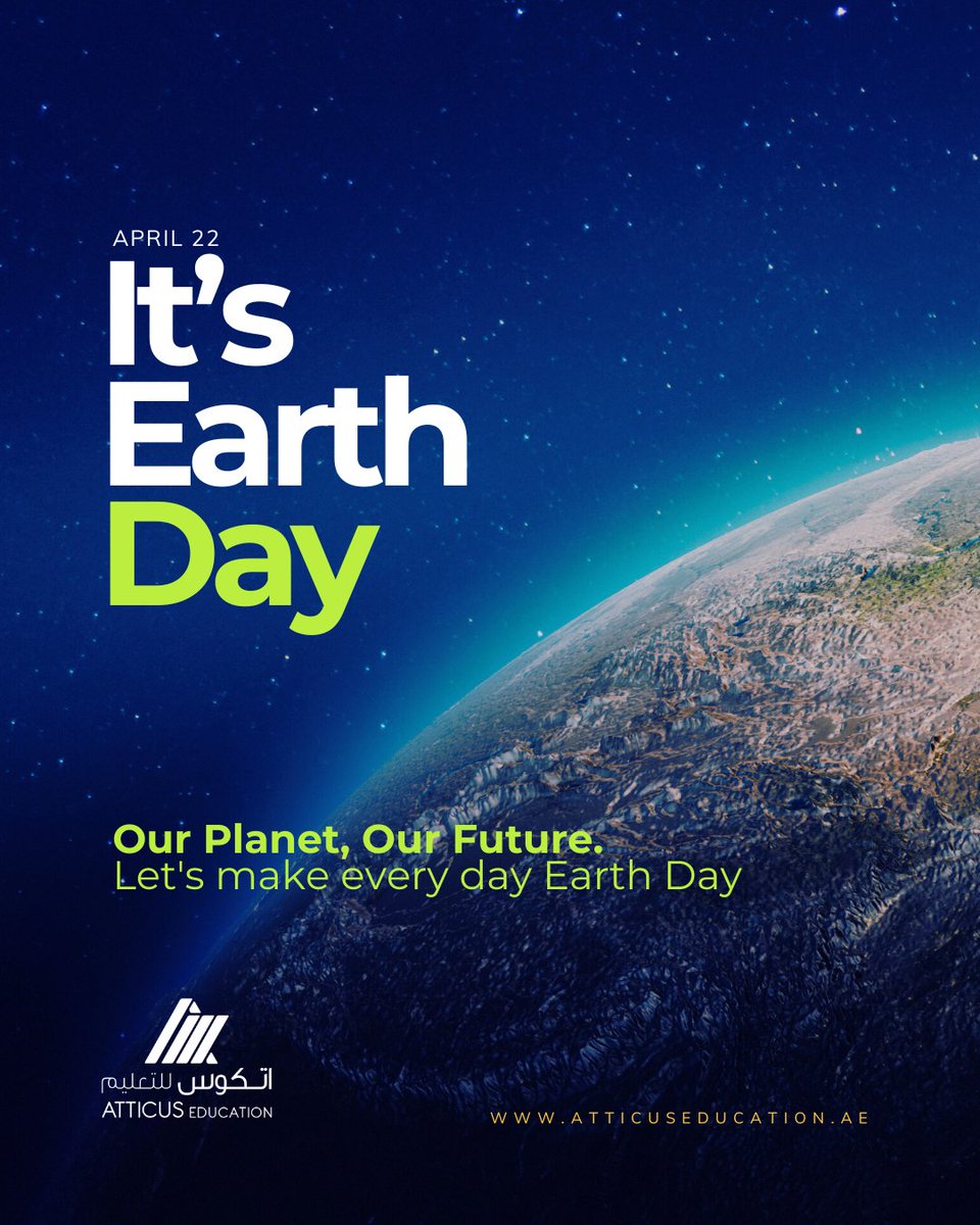 atticusedu's tweet photo. Our Planet, Our Future. 🌍 Let's make every day Earth Day! Our Earth needs us. Today &amp; always, let's choose sustainability. ♻️🌱 #EarthDay #SustainableChoices #LoveOurPlanet #Sustainability #AtticusEducation #LearningforLife #Learningforfuture https://t.co/my2pmsb9cs