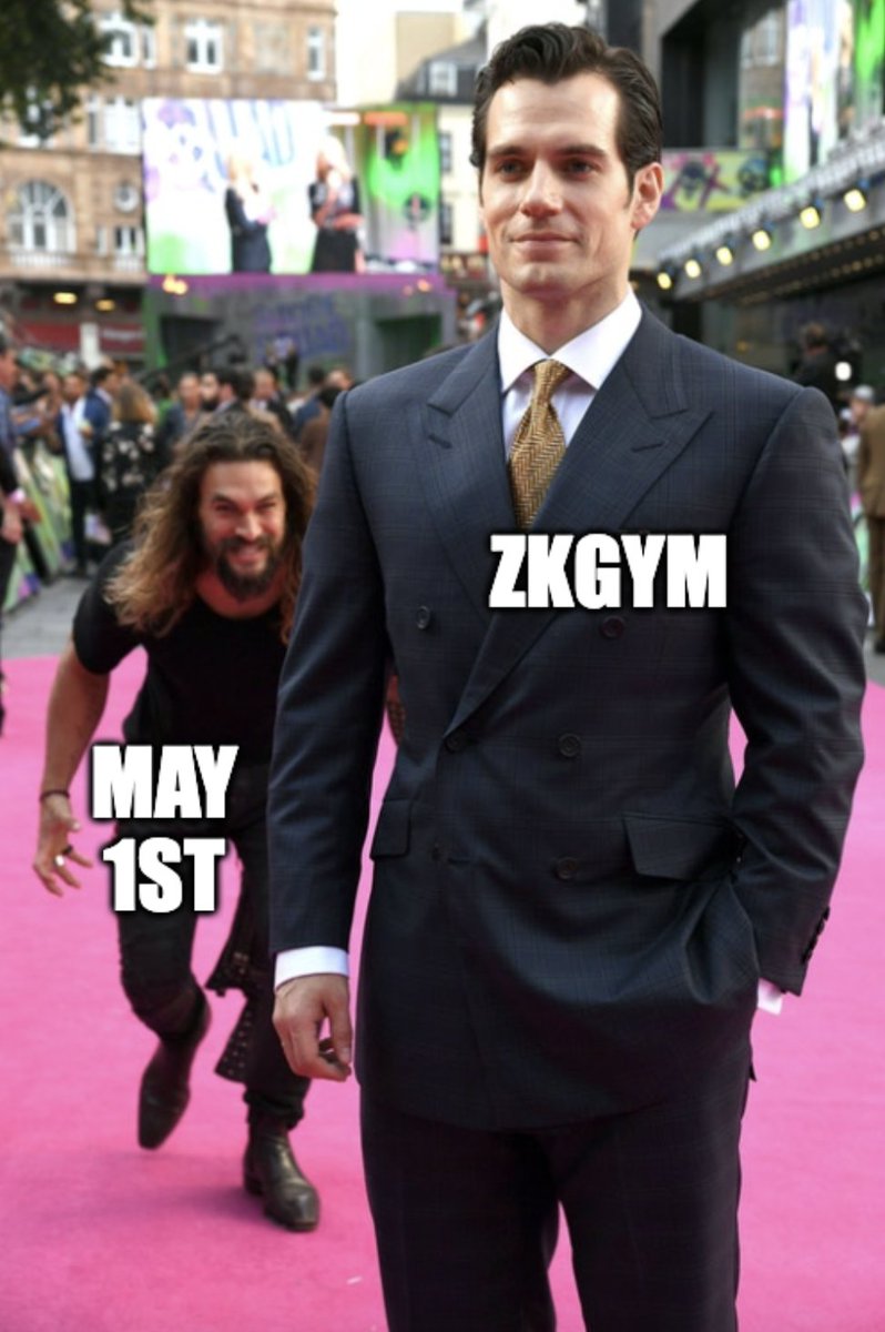 Just 8 days left of zkgym... We wanna see those gains.
